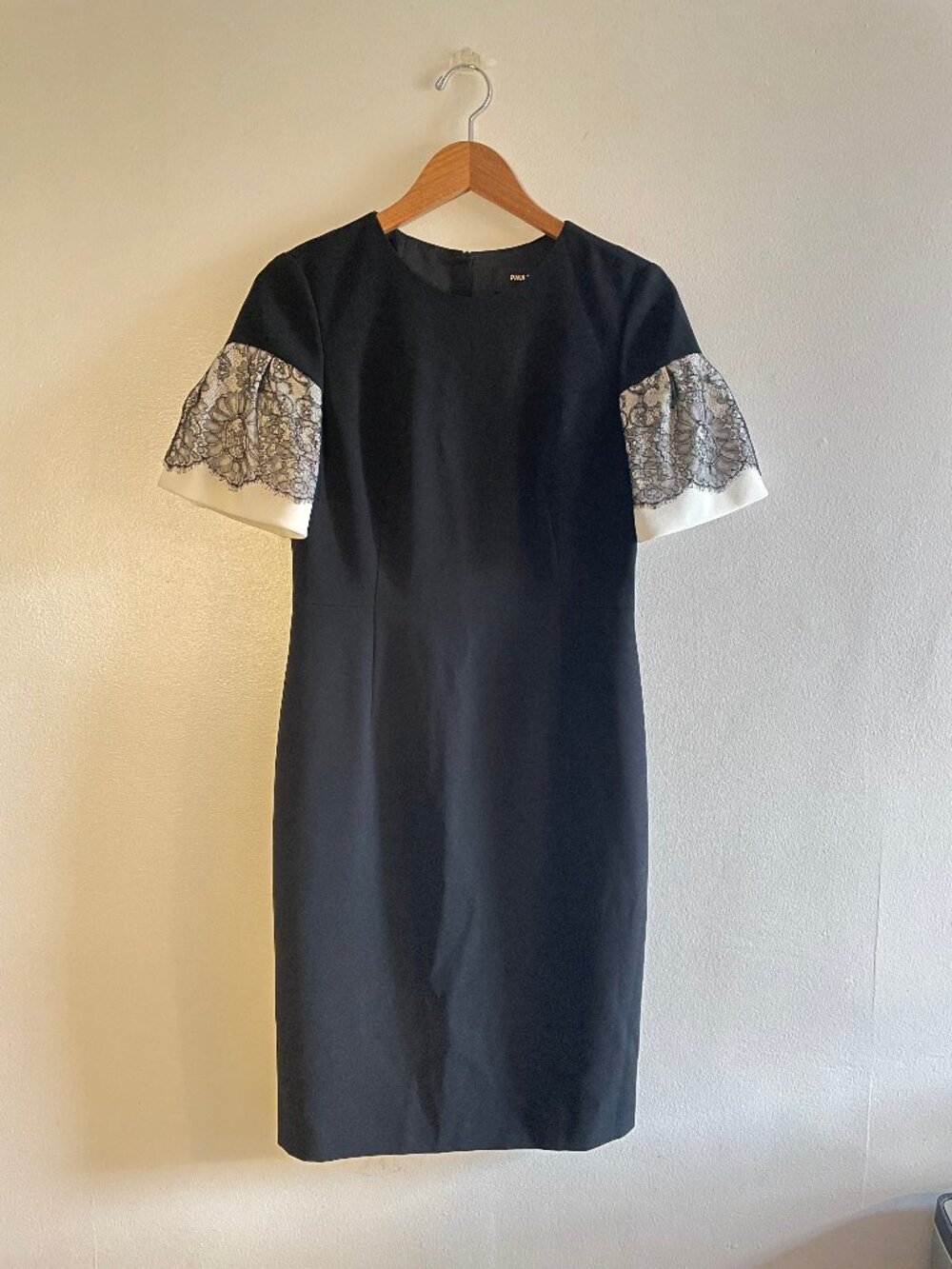 PAULE KA Black Cocktail Mini Dress